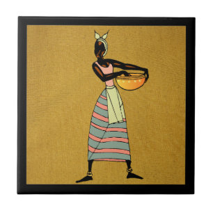 Carreau Carrelage en céramique pour femmes d'Afrique