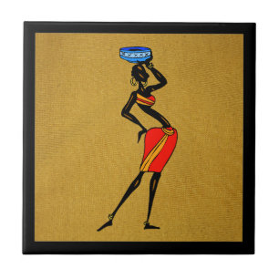 Carreau Carrelage en céramique pour femmes d'Afrique