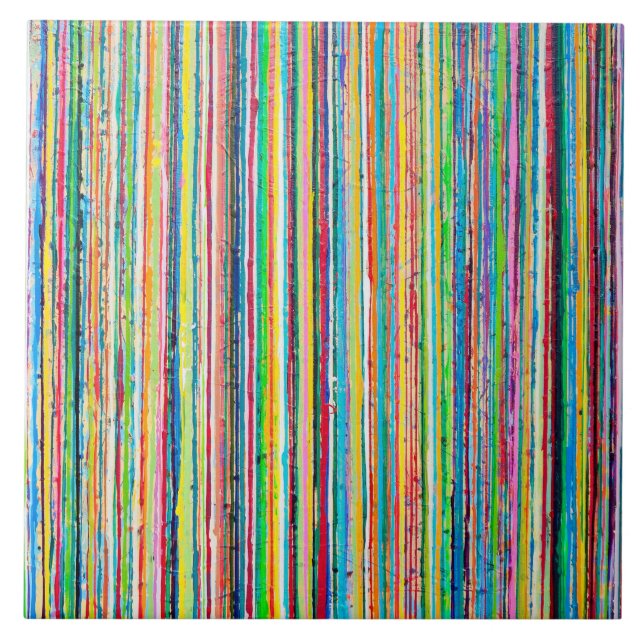 Carreau Carrelage en céramique Rainbow Roll 6 x 6 (Devant)