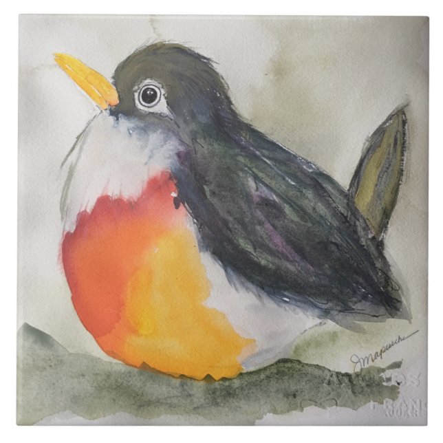 Carreau Carrelage en céramique Robin (Devant)