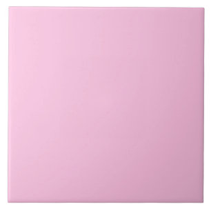 Carreau Carrelage en céramique rose clair.