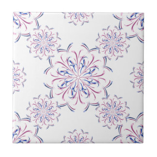 Carreau Carrelage en céramique rose et bleu