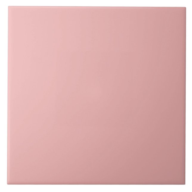 Carreau Carrelage en céramique rose Pale Terracotta. (Devant)