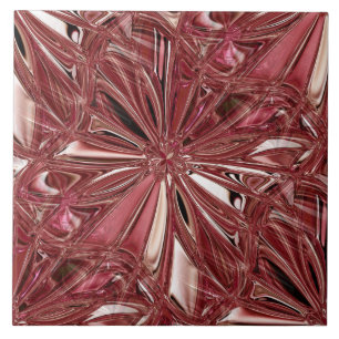 Carreau Carrelage en céramique rose transparent