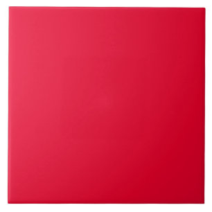 Carreau Carrelage en céramique rouge lave.