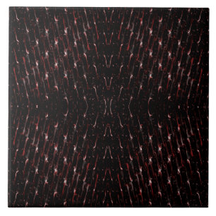 Carreau Carrelage en céramique rouge noir sans soudure
