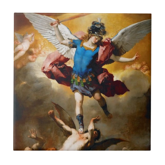 Carreau Carrelage en céramique St Michael l'Archangel 13B (Devant)