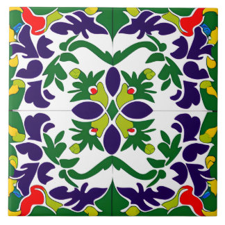 Carreau Carrelage en céramique stylisé espagnol