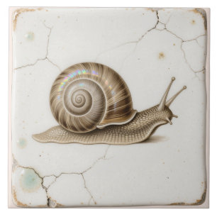 Carreau Carrelage en céramique vintage Snail