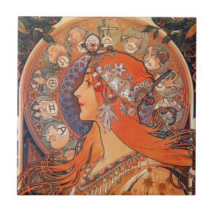 Carreau Carrelage en céramique - Zodiac Art Nouveau Femme
