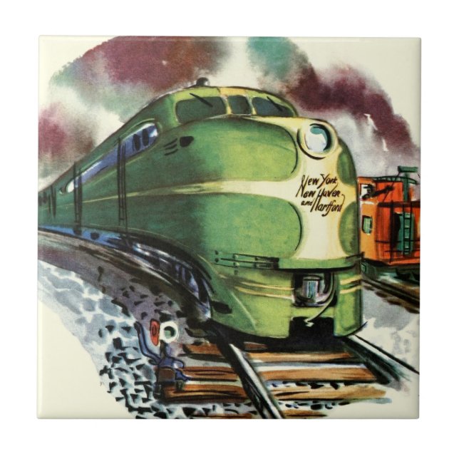 Carreau Carrelage ferroviaire vintage (Devant)