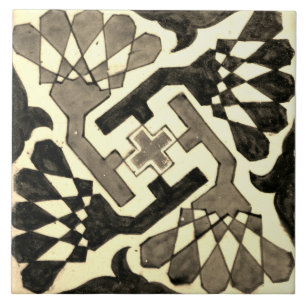 Carreau Carrelage floral géométrique Vintage