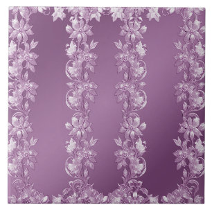 Carreau Carrelage floral moderne Lilac