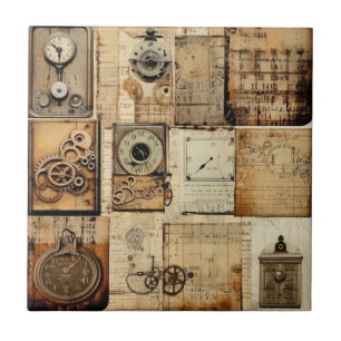 Carreau Carrelage industriel vintage