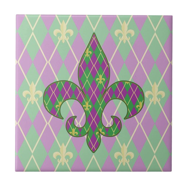 Carreau Carrelage Jacquard Carnaval (Devant)