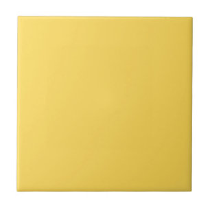 Carreau Carrelage jaune de moutarde solide
