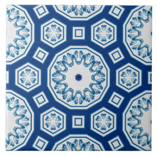 Carreau Carrelage marocain, carrelage bleu, Impression tou