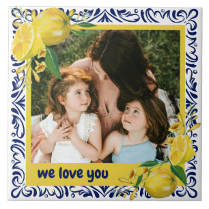 Carreau Carrelage méditerranéen Chaleur photo personnalisé