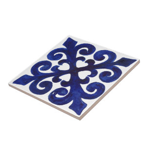 Carreau Carrelage méditerranéen, majolica, style sicilien 