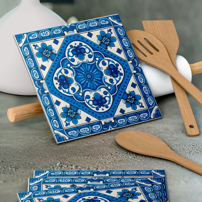 Carreau Carrelage méditerranéen, Portugais, Azulejo, Majol (Créateur téléchargé)