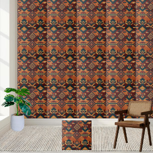 Carreau Carrelage Motif inspiré de Kilim pour le backsplas