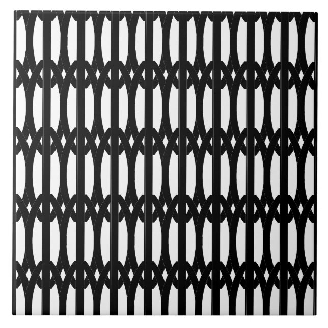 Carreau Carrelage Motif Piliers Art Déco (Devant)