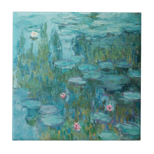 Carreau Carrelage nénuphar (Claude Monet, 1915)