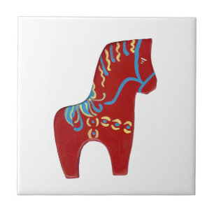 Carreau Carrelage Red Dala Horse