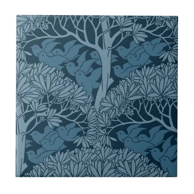 Carreau Carrelage "Savaric" de Voysey (Devant)