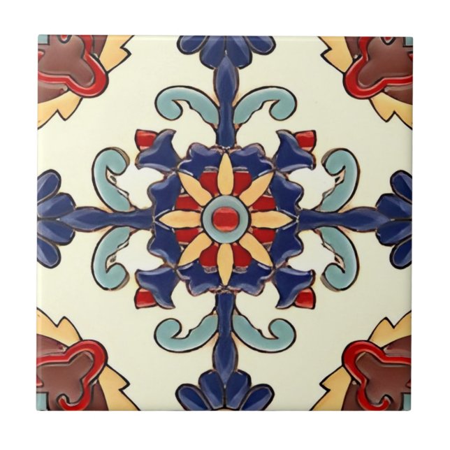 Carreau carrelage toscan élégant (Devant)