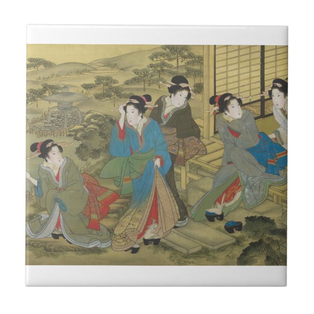 Carreau Carrelage traditionnel japonais en céramique (Devant)