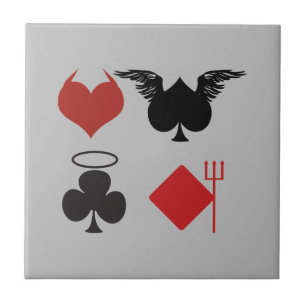 Carreau Carte Angel et Diable s'adapte à Grey