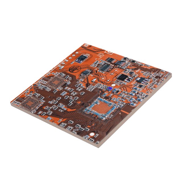 Carreau Carte circuit imprimé circuit orange PCB (Côté)