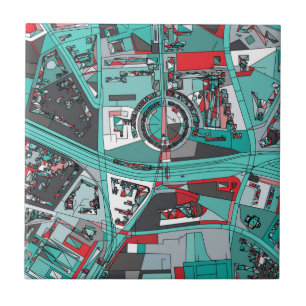 Carreau Carte de Berlin, Allemagne