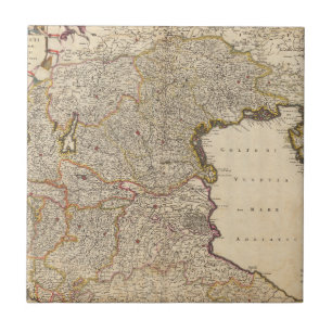 Carreau Carte de région de Venise, Italie