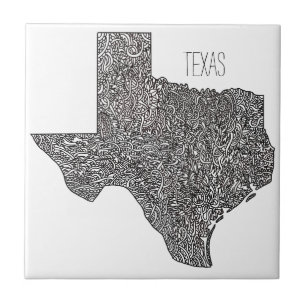 Carreau Carte du Texas