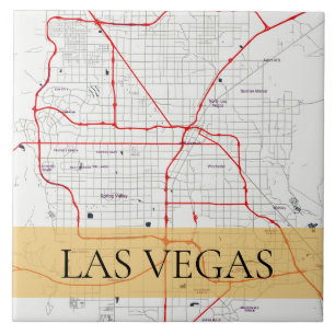 CARREAU CARTE ROUGE BLANCHE D'ENSEMBLE DE LAS VEGAS NEVADA