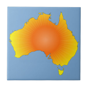 Carreau Carte Sunny Australie