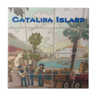 CARREAU CARTEAUX CÉRAMIQUES DE L'ÎLE CATALINA