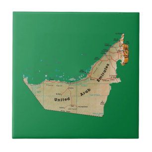 Carreau Cartes de cartes des Émirats arabes unis