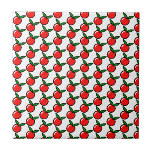 Carreau Carton de cuisine amusant Fruit rouge cerise de po
