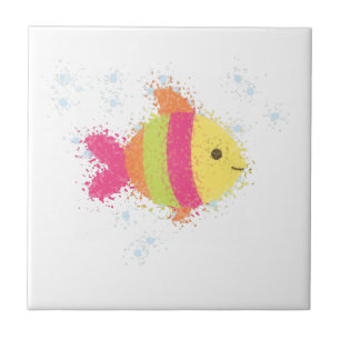 Carreau Carton de poisson mignon