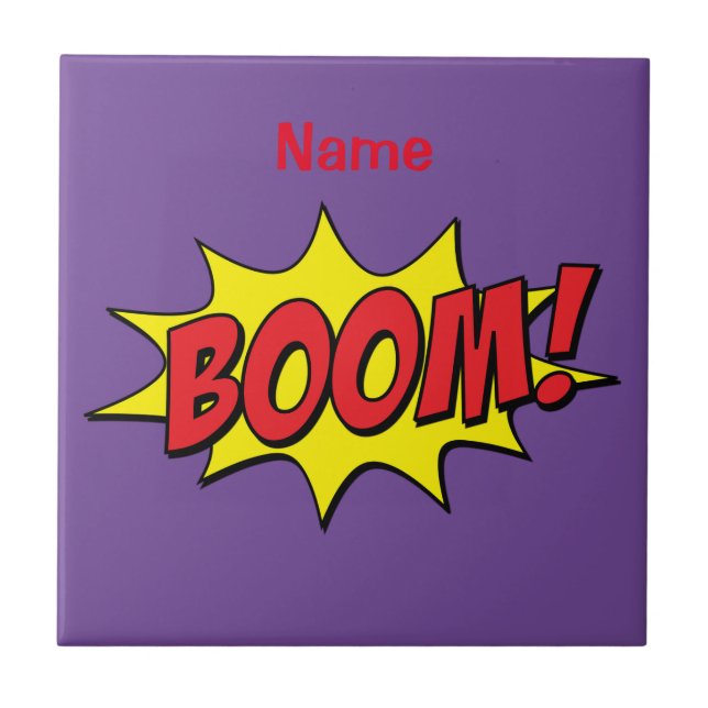 Carreau Cartoon Boom Thunder_Cove (Devant)