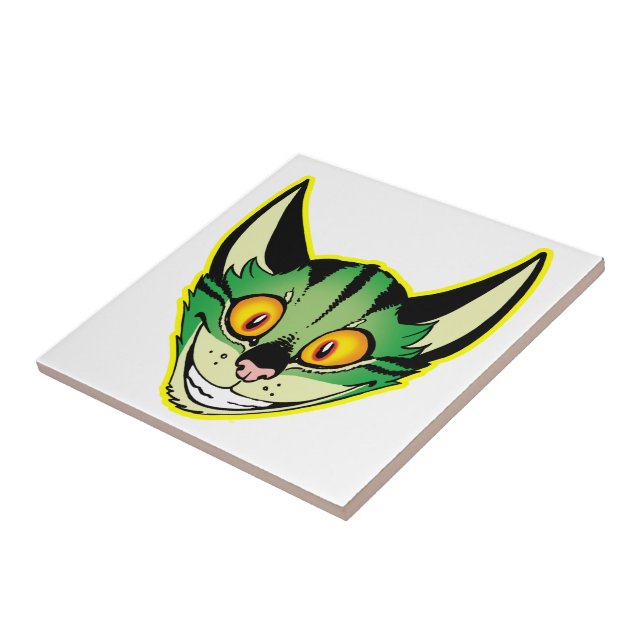 Carreau Cartouche de chat fluorescent (Côté)