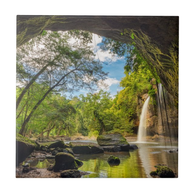 Carreau Cascade de Haew Suwat (Devant)