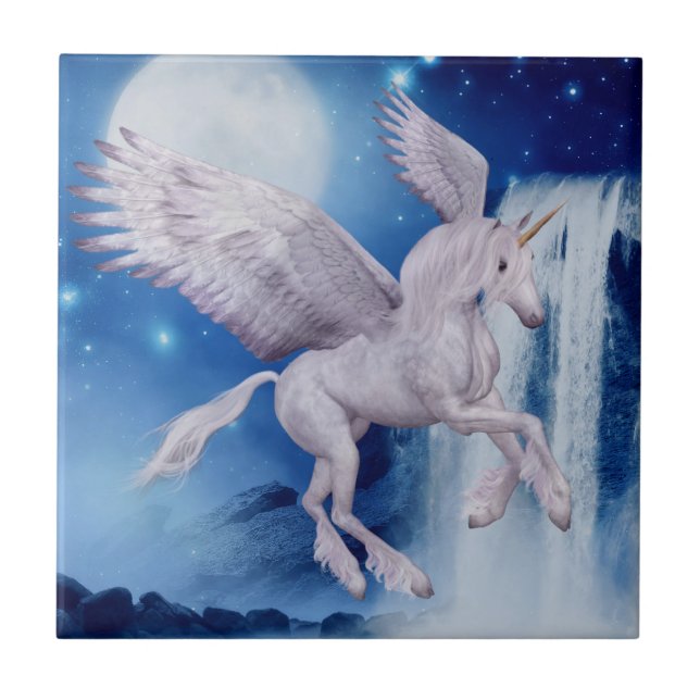 Carreau Cascade de Pegasus Unicorn (Devant)