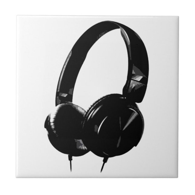 Carreau Casque Pop Art (Devant)