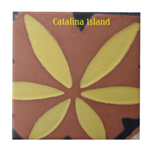 CARREAU CATALINA ISLAND CÉRAMIQUE TILE CATALINA FLEURS