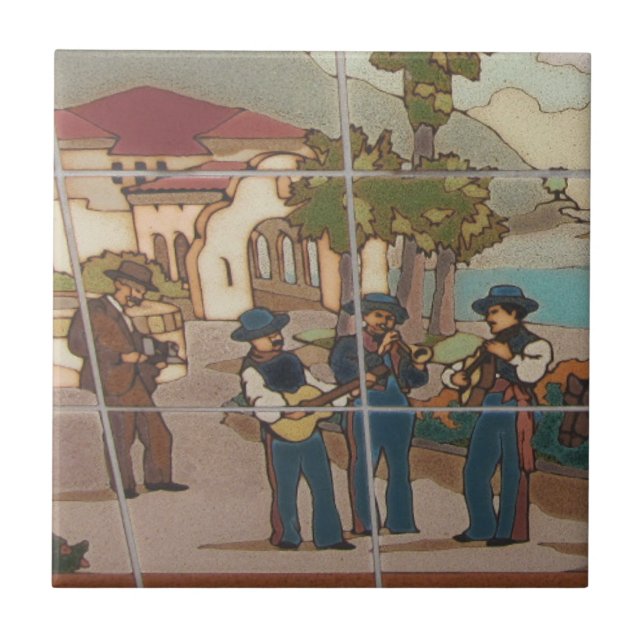 CARREAU CATALINA ISLAND CÉRAMIQUE TILE MUSIQUE CATALINA (Devant)