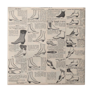 Carreau Catalogue de chaussures pour dames vintage - 1900s